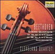 ベートーヴェン（1770-1827）/String Quartet.8 9： Cleveland.q