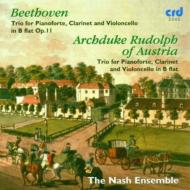 ベートーヴェン（1770-1827）/Clarinet Trio： The Nash Ensemble +rudolph