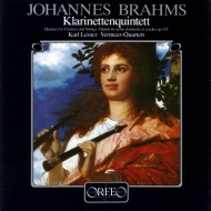 ブラームス（1833-1897）/Clarinet Quintet： Leister(Cl) Vermeer Q