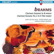 ブラームス（1833-1897）/Clarinet Quintet Clarinet Sonata： Hilton / Lindsay Q Frankl