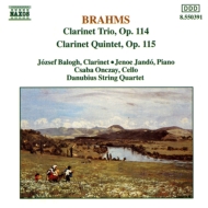 ブラームス（1833-1897）/Clarinet Quintet Clarinet Trio： Balogh(Cl) Danubius Q Jando(P)