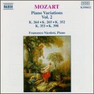 モーツァルト（1756-1791）/Piano Variations Vol.2： Nicolosi