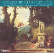 メンデルスゾーン（1809-1847）/String Quartet.4 6 Etc： Coull.q