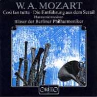 モーツァルト（1756-1791）/(Harmonie Musik)cosi Fan Tutte Entfuhrung Aus Serail： Blaser Der Bpo