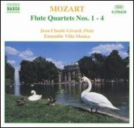 モーツァルト（1756-1791）/Flute Quaretets： Gerard / Ens. villa Musica