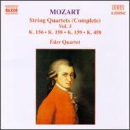 モーツァルト（1756-1791）/String Quartet.3 5 6 17： Eder.q