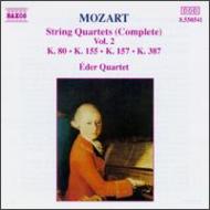 モーツァルト（1756-1791）/String Quartet.1 2 4 14： Eder.q