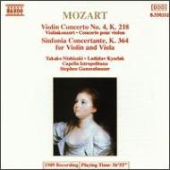 モーツァルト（1756-1791）/Violin Concerto.4： Nishizaki / Gunzenhauser / Capella Istropolitana