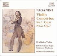 パガニーニ（1782-1840）/Violin Concertos.1 2： Kaler / Gunzenhauser