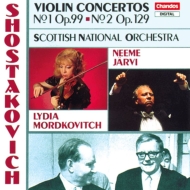 ショスタコーヴィチ（1906-1975）/Violin Concerto 1 2 ： Mordkovitch(Vn) Jarvi / Scottish National O