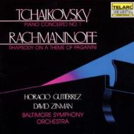 チャイコフスキー（1840-1893）/Piano Concerto.1： Gutierrez(P)zinman / Baltimore So +rachmaninov