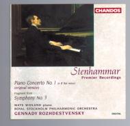 ステンハンマル（1871-1927）/Piano Concerto.1 Sym.3： Widlund / Rozhdestvensky / Stockholm. po