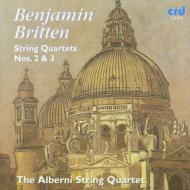 ブリテン（1913-1976）/String Quartet.2 3： Alberni.q
