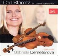 シュターミッツ、カール（1745-1801）/Duo For Violin ＆ Viola Op.1： Demeterova(Vn ＆ Va)