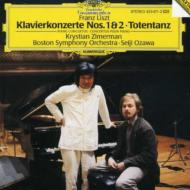 リスト（1811-1886）/Piano Concerto.1 2 Totentanz： Zimerman(P) Ozawa / Bso