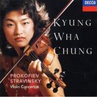 プロコフィエフ（1891-1953）/Violin Concerto.1 2： Chung Kyung-wha(Vn) Previn / Lso +stravinsky