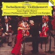 チャイコフスキー（1840-1893）/Violin Concerto： Mutter(Vn) Karajan / Vpo