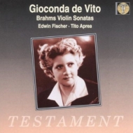 ブラームス（1833-1897）/Violin Sonata.1-3： De Vito(Vn)e.fischer Aprea(P)