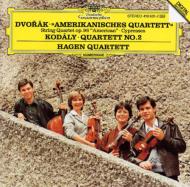 ドヴォルザーク（1841-1904）/String Quartet.12 Cypresses： Hagen.q +kodaly： Quartet.2