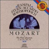 モーツァルト（1756-1791）/Flute Quartet.1-4： Rampal(Fl) Stern(Vn) Accardo(Va) Rostropovich(Vc)