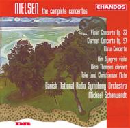 ニールセン（1865-1931）/Comp. concertos： Schonwandt / Danish National. rso
