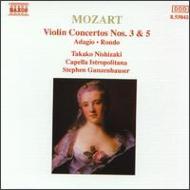 モーツァルト（1756-1791）/Violin Concertos.3 5： Nishizaki / Gunzenhauser / Capella Istropolitana