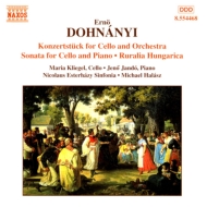 ドホナーニ、エルンスト・フォン（1877-1960）/Konzertstuck Cello Sonata： Kliegel(Vc)halasz / Esterhazy Sinfonia Etc