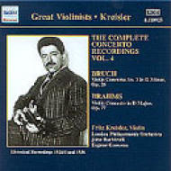 Concerto Classical/Kreisler(Vn) Comp. concerto Recordings Vol.4 Bruch Brahms
