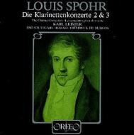 シュポア（1784-1859）/Clarinet Concerto 2 3 ： Leister(Cl) De Burgos / Stuttgart Rso