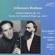 ブラームス（1833-1897）/Clarinet Quintet： Kanoff(Cl)sine Nomine Q +clarinet Sonata 2