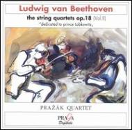 ベートーヴェン（1770-1827）/String Quartet.2 3 6： Prazak Q
