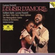 ドニゼッティ（1797-1848）/L'elisir D'amore： Levine / Met Opera Pavarotti Battle Nucci Upshaw