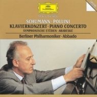 ピアノ協奏曲、交響的練習曲、アラベスク　ポリーニ（ｐ）、アバド＆ベルリン・フィル