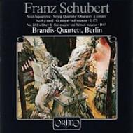 シューベルト（1797-1828）/String Quartet 9 10 ： Brandis Q