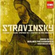  ストラヴィンスキー/Symphonies： Rattle / Bpo 
