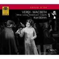 ヴェルディ（1813-1901）/Macbeth： Bohm / Vienna State Opera Milnes C.ludwig Ridderbusch