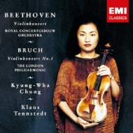 ベートーヴェン：ヴァイオリン協奏曲、ブルッフ：ヴァイオリン協奏曲第１番　チョン・キョンファ、テンシュテット＆コンセルトヘボウ管、他