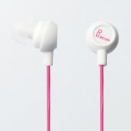  Accessories (Headphone)/エレコム： カナルタイプヘッドホン スポーツ用 ピンク： Ehp-spin100pn 