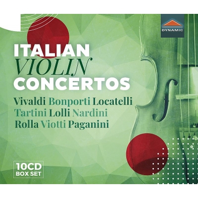 【CD輸入】 ヴァイオリン作品集 / イタリアのヴァイオリン協奏曲集〜ヴィヴァルディ、ボンポルティ、ロカテッリ、タルティーニ