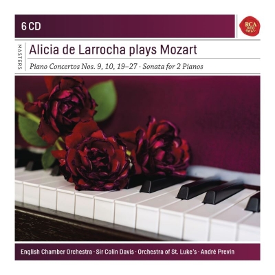 【CD輸入】 Mozart モーツァルト / ピアノ協奏曲第20番〜第27番、第19番、第9番、他 アリシア・デ・ラローチャ、コリン・デイ
