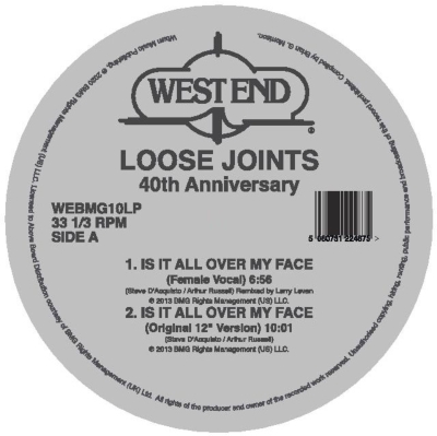 【12in】 Loose Joints / Is It All Over My Face (40th Anniversary) (Incl. Masters At Work / Kon Remixes) (2枚組12イ