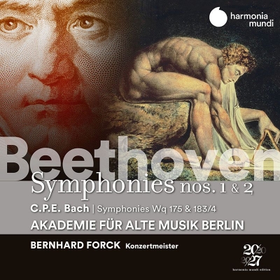 【CD輸入】 Beethoven ベートーヴェン / ベートーヴェン：交響曲第1番、第2番、C.P.E.バッハ：交響曲集 ベルリン古楽アカデミ