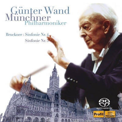 【SACD輸入】 Bruckner ブルックナー / 交響曲第4番『ロマンティック』、第5番 ギュンター・ヴァント＆ミュンヘン・フィル（2
