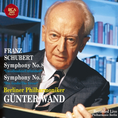 【CD国内】 Schubert シューベルト / 交響曲第8番『未完成』、第9番『グレート』 ギュンター・ヴァント＆ベルリン・フィル 送