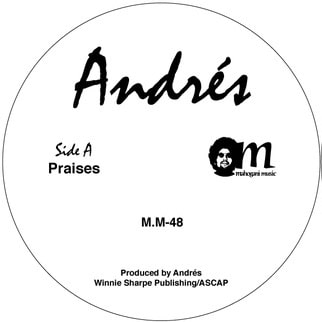 【12in】 Andres (DS) アンドレス / Praises / New Fou U (Live) (12インチシングルレコード) 送料無料