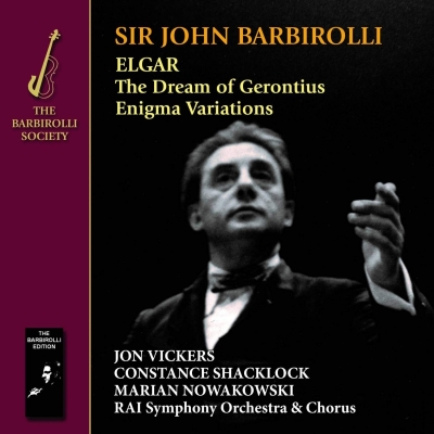 【CD-R】 Elgar エルガー / Dream Of Gerontius: Barbirolli / Turin Rai So Shacklock Vickers Nowakowski +enigma Variat