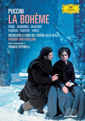 【DVD】 Puccini プッチーニ / 『ボエーム』全曲 ゼッフィレッリ演出、ヘルベルト・フォン・カラヤン＆スカラ座、ミレッラ・