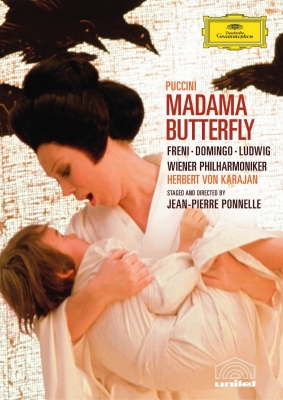【DVD】 Puccini プッチーニ / 『蝶々夫人』全曲 ポネル演出、ヘルベルト・フォン・カラヤン＆ウィーン・フィル、ミレッラ・