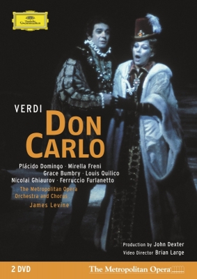 【DVD】 Verdi ベルディ / 『ドン・カルロ』全曲 デクスター演出、レヴァイン＆メトロポリタン歌劇場、プラシド・ドミンゴ、