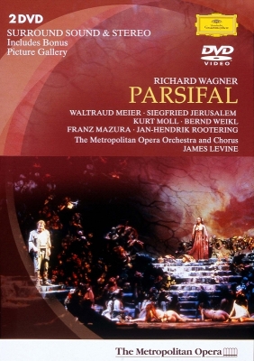 【DVD】 Wagner ワーグナー / 『パルジファル』全曲 シェンク演出、レヴァイン＆メトロポリタン歌劇場、イェルザレム、ヴァル